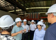 熱烈歡迎新余市水利局局長謝海峰一行領(lǐng)導(dǎo)蒞臨我司參觀指導(dǎo)！